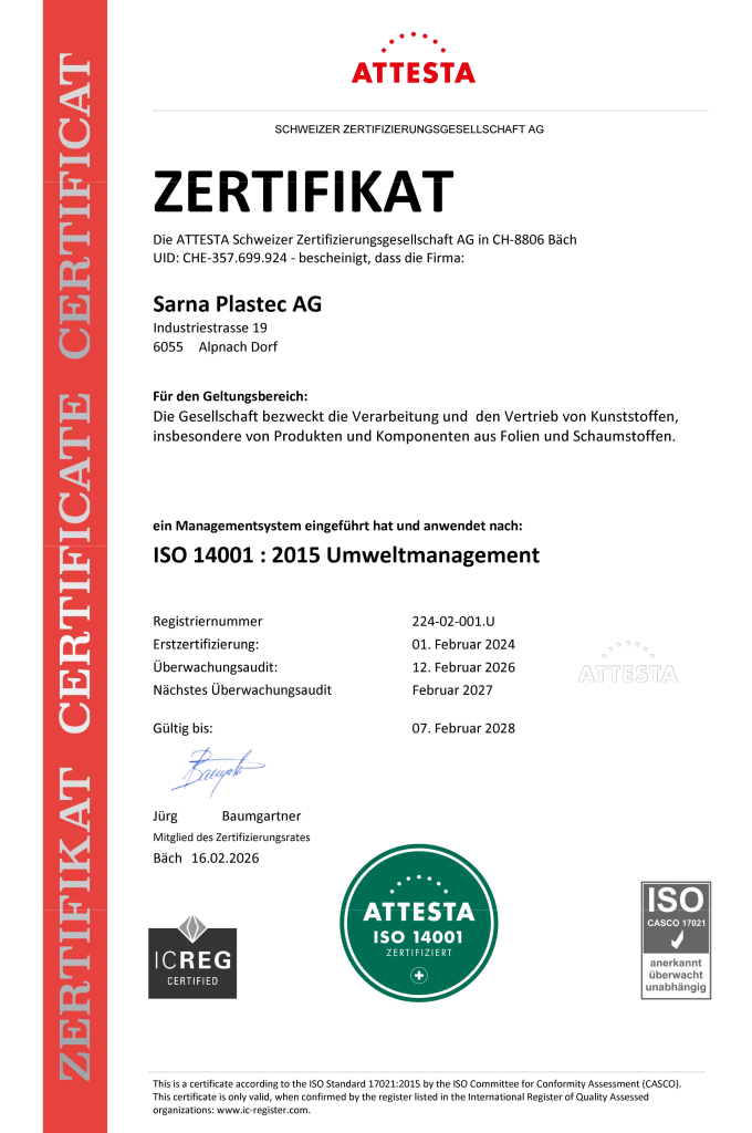 zertifikat iso 14001
