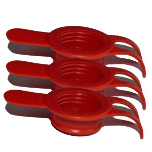 ventildeckel rot 3er set
